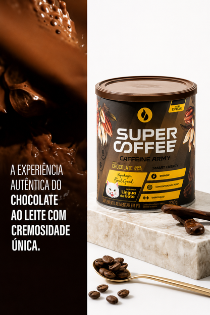 SuperCoffee Chocolate Língua de Gato 220g