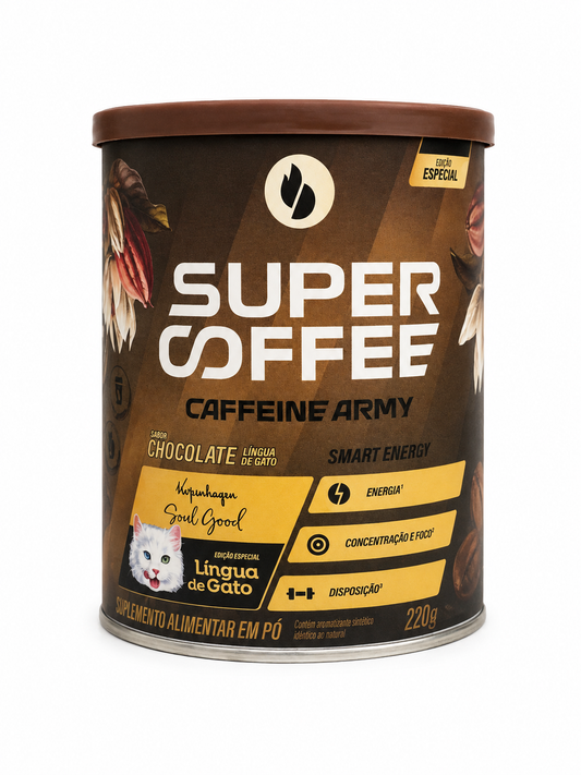 SuperCoffee Chocolate Língua de Gato 220g