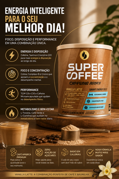 SuperCoffee Vanilla Latte 220g