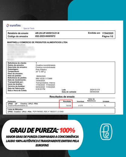 Creatina Monohidratada 300g