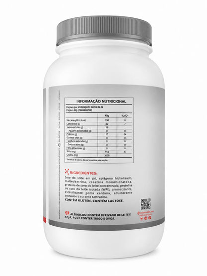Whey Protein Supreme 1Kg - Sabor Creme de Pêssego
